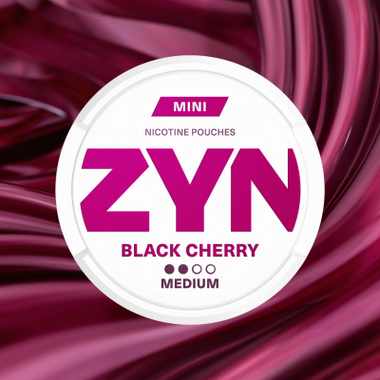 Zyn Black Cherry Mini Medium - Shrink (5 cans)