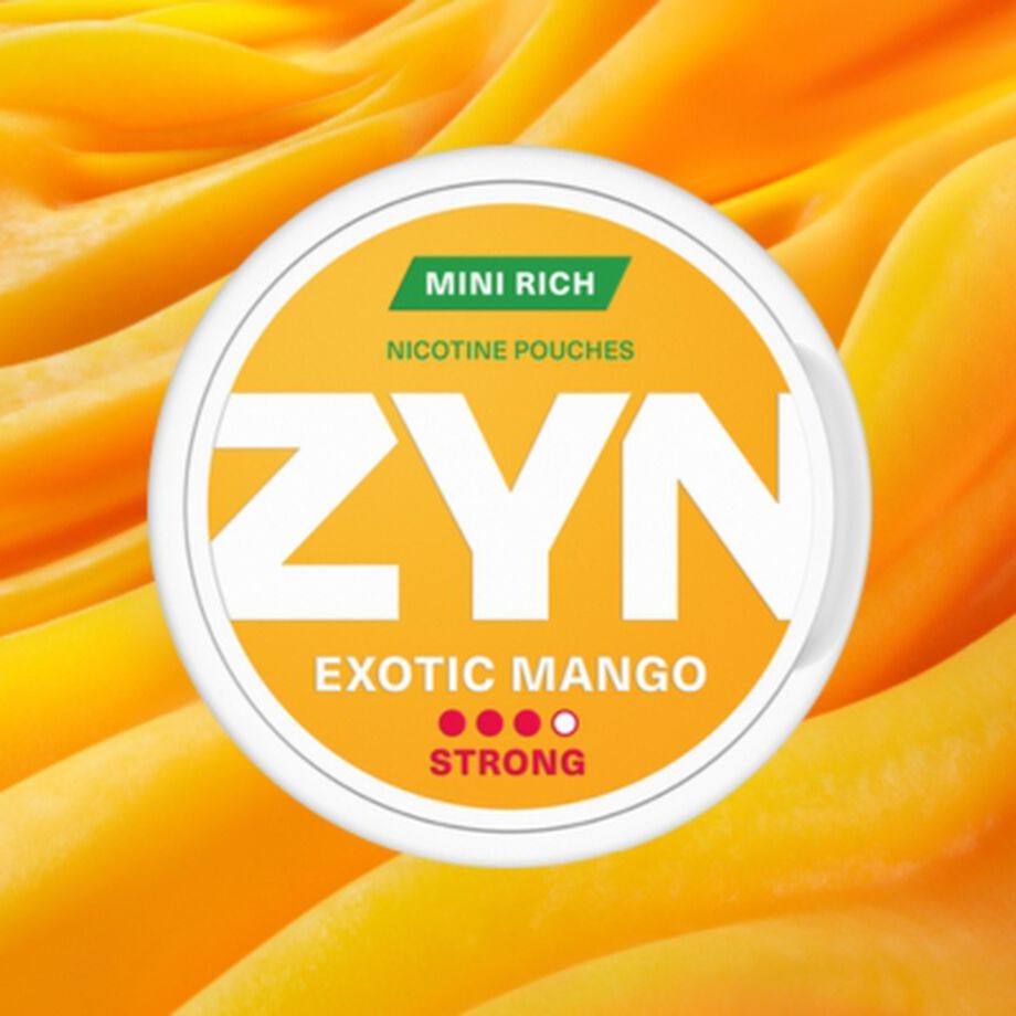 Zyn Exotic Mango Mini Rich Strong - Shrink (5 cans)