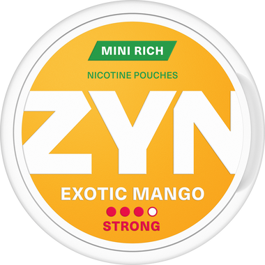 Zyn Exotic Mango Mini Rich Strong - Shrink (5 cans)