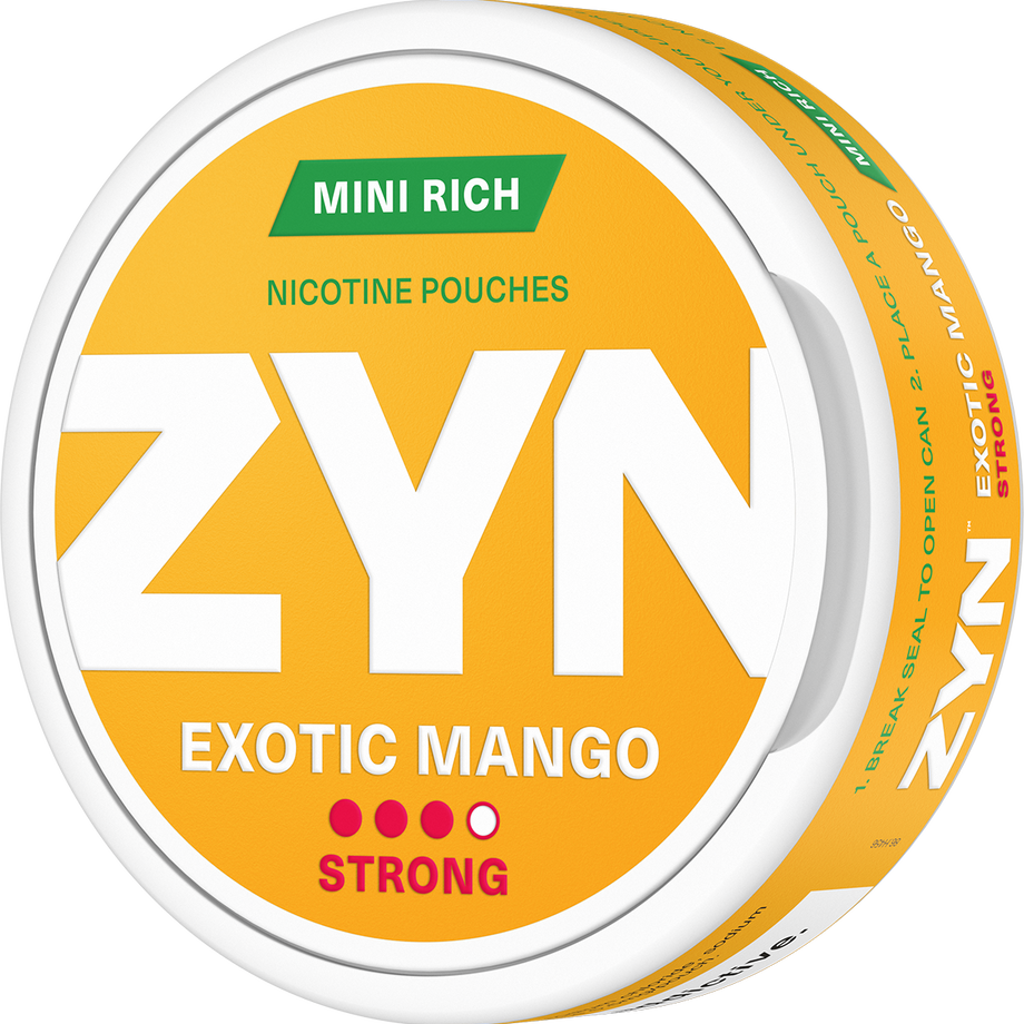 Zyn Exotic Mango Mini Rich Strong - Shrink (5 cans) Zyn Exotic Mango Mini Rich Strong - Shrink (5 cans)