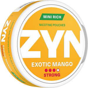 Zyn Exotic Mango Mini Rich Strong - Shrink (5 cans)