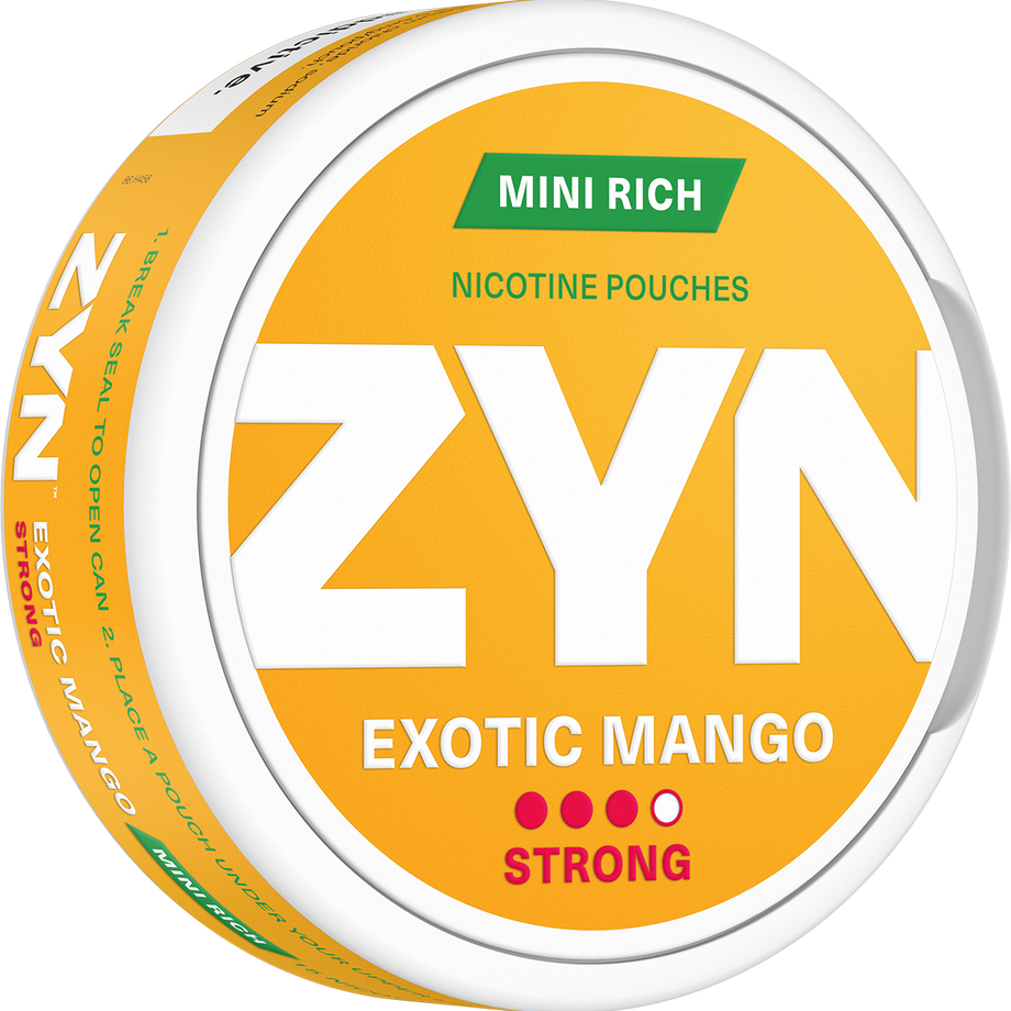 Zyn Exotic Mango Mini Rich Strong - Shrink (5 cans) Zyn Exotic Mango Mini Rich Strong - Shrink (5 cans)