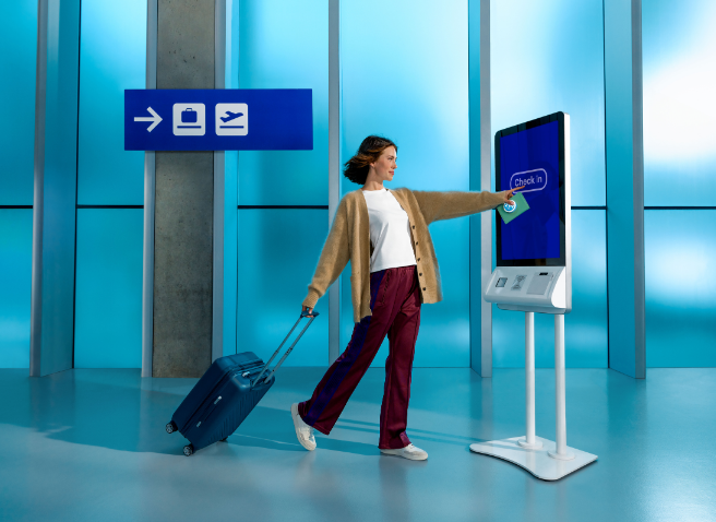 Two women hugging and a third women looking at them and smiling